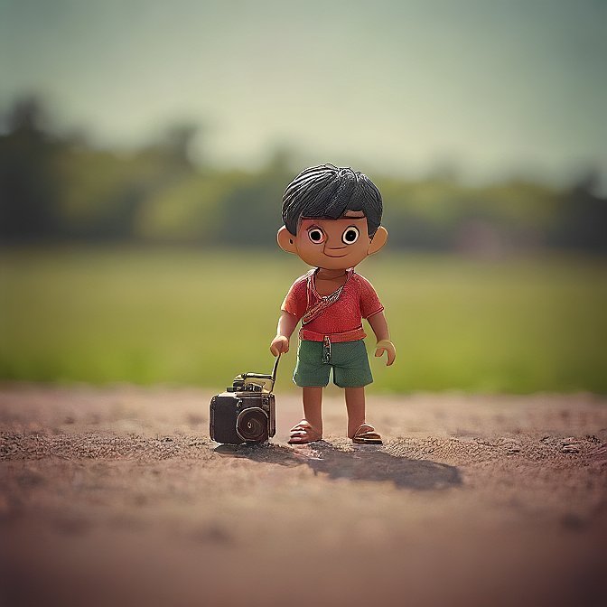 3D cartoon character art